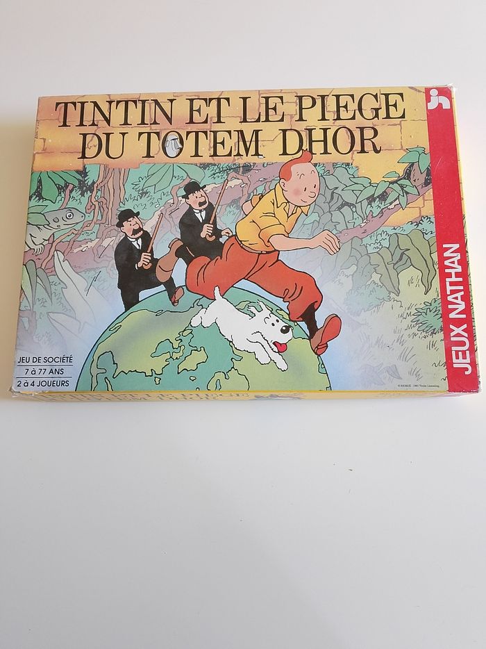 Tintin et le piège du totem d'horreur Nathan complet