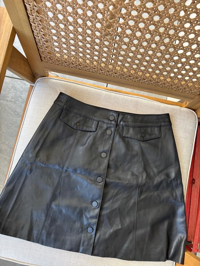 Jupe en cuir