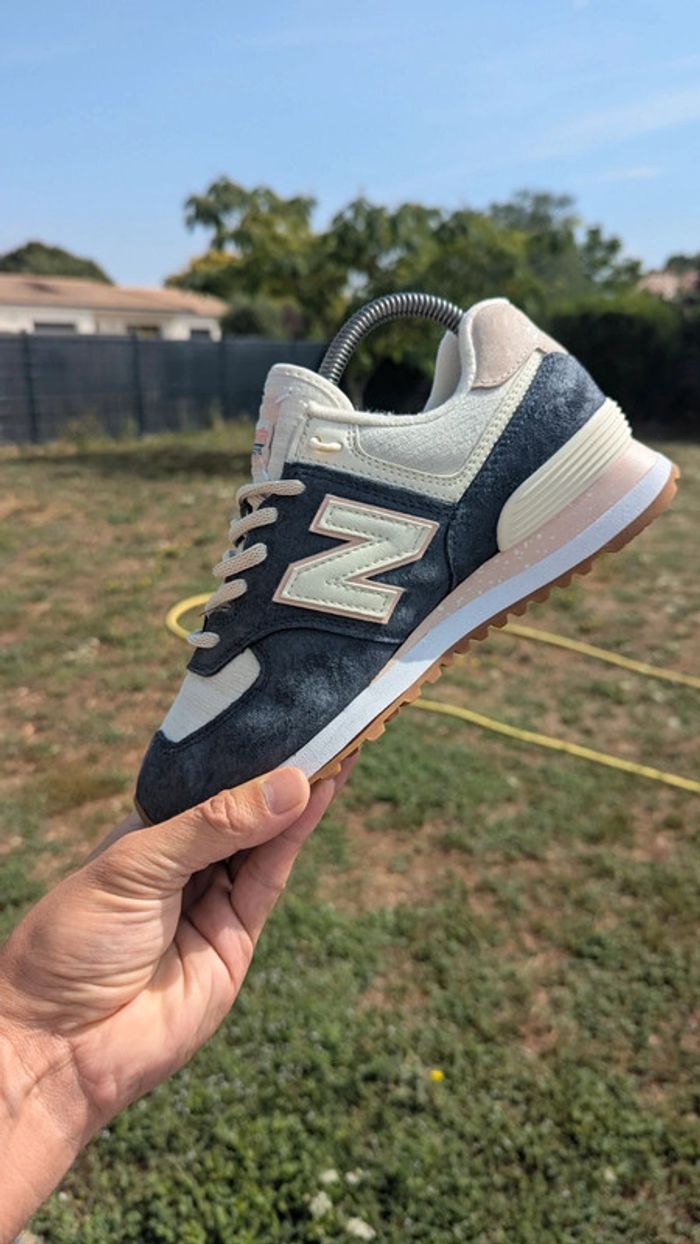 New balance 574 bleu marine - photo numéro 12