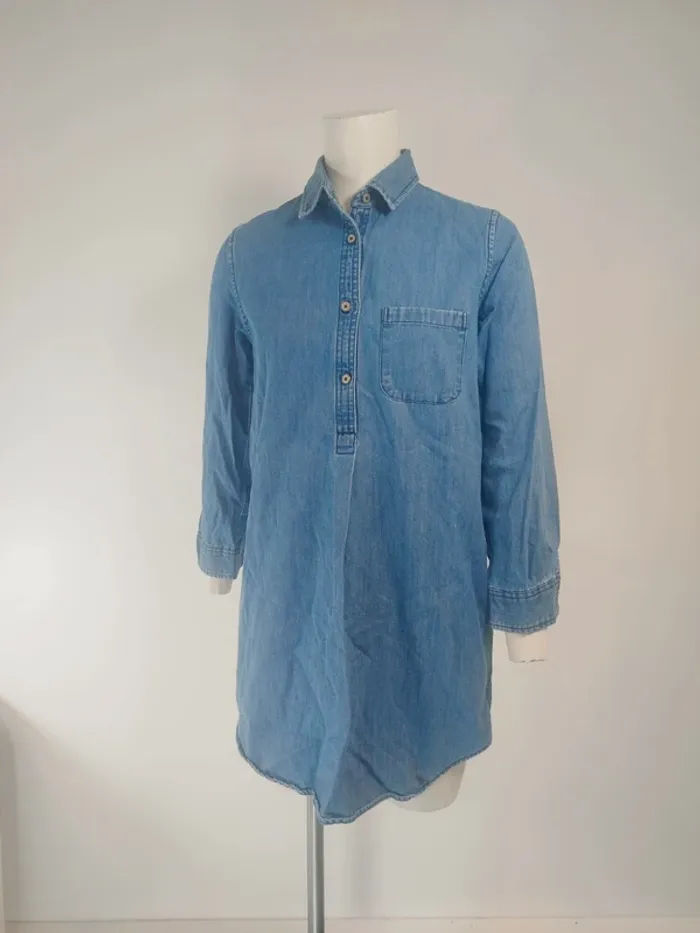Tunique en jean - Mango taille S A172 - photo numéro 2