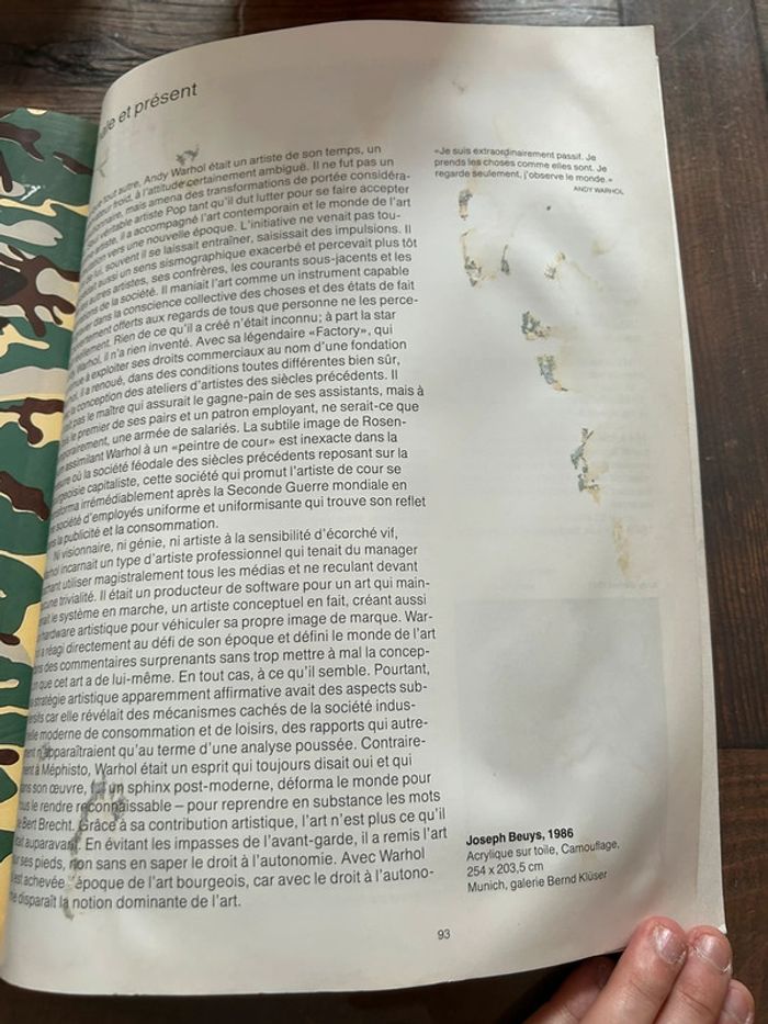 Livre andy warhol - de l’art comme commerce - benedikt taschen 1988 - photo numéro 12