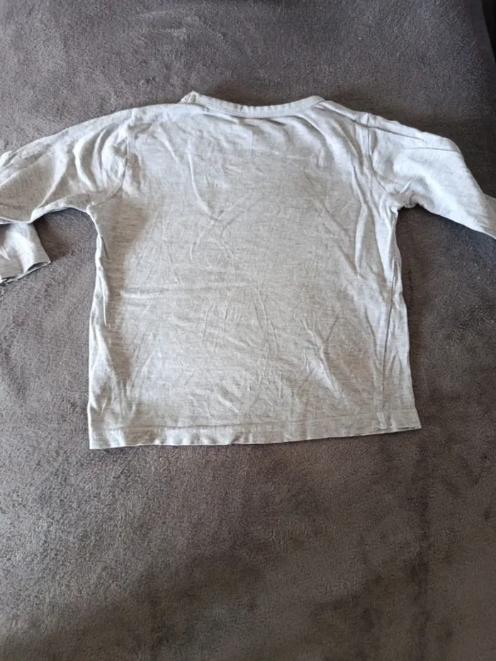 Tee shirt manche longue 3 ans, 92 cm - photo numéro 3