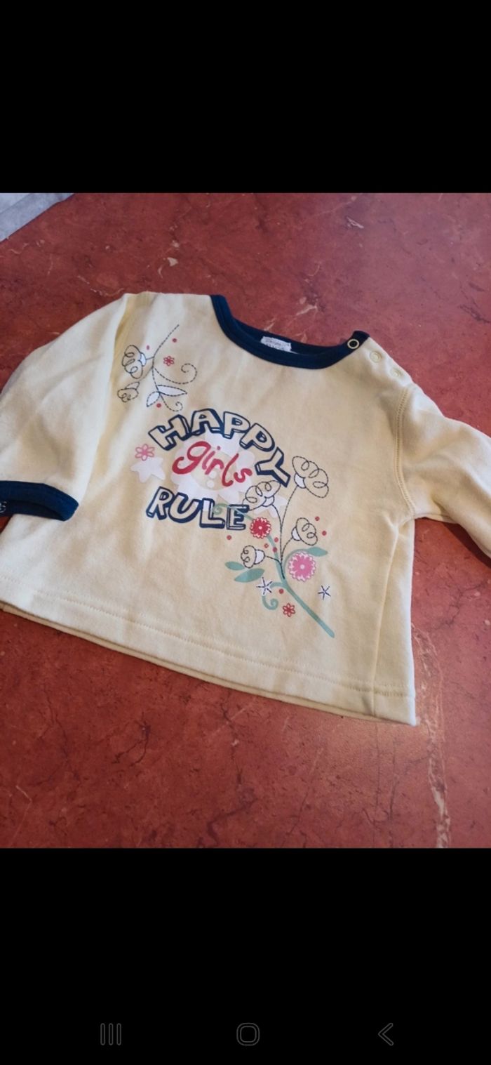 Sweat fille taille 12 mois