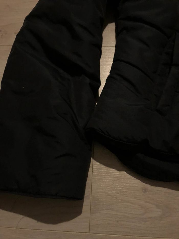 Veste noire style motard matelassé - photo numéro 4
