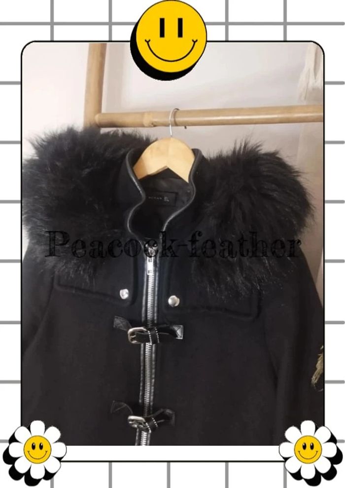 Manteau Zara noir 40 - photo numéro 2