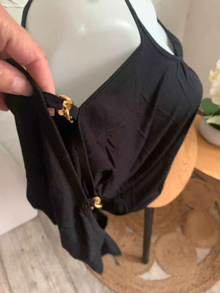 Blouse noire oversize original no excuse taille 36 - photo numéro 6