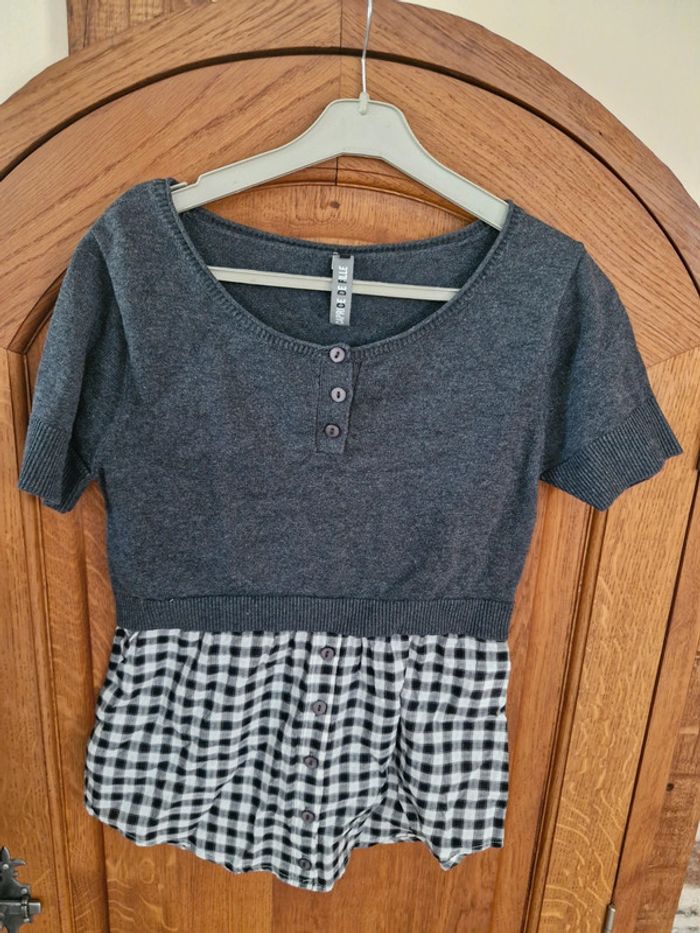 Pull manches courtes