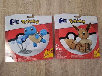 Lot de 2 méga pokemon neuf Évoli et Carapuce