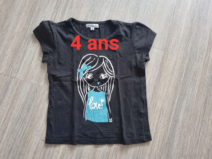 Tee shirt fille 4 ans