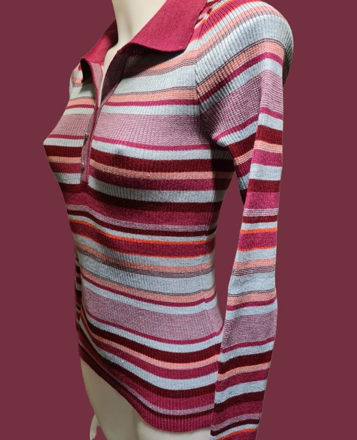 Sweat à rayures Damart