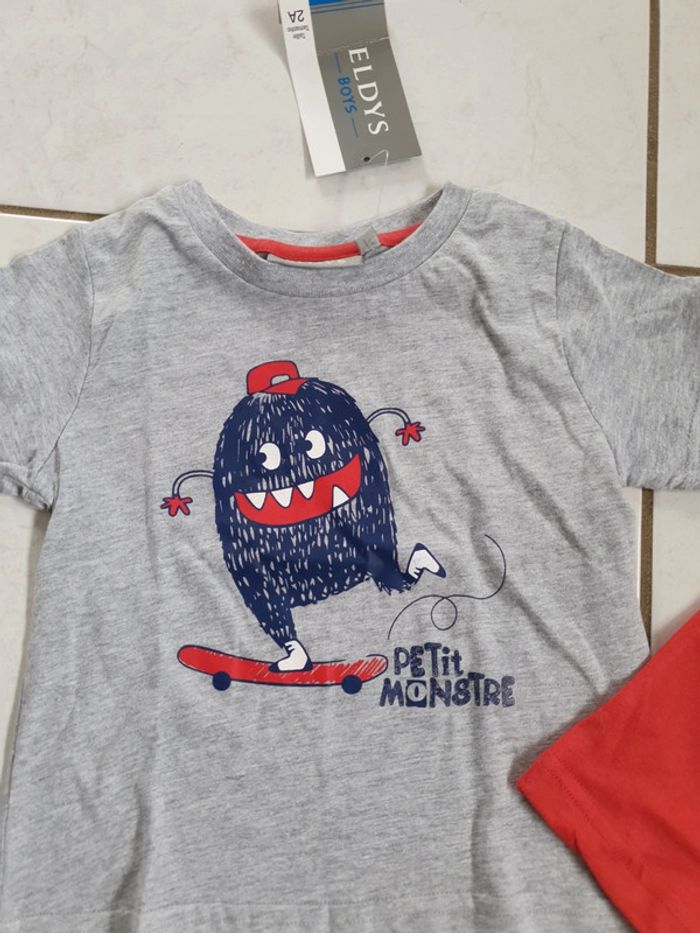 Pyjama 2 pièces été garçon 2 ans Neuf vet - photo numéro 5