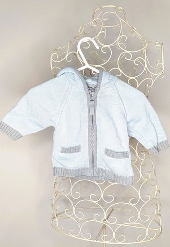 Gilet bleu ciel 3 mois