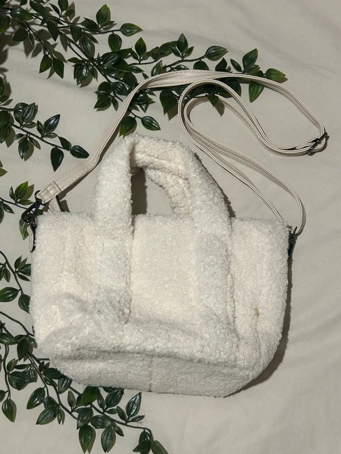 577 - sac à main/bandoulière mouton/moumoute