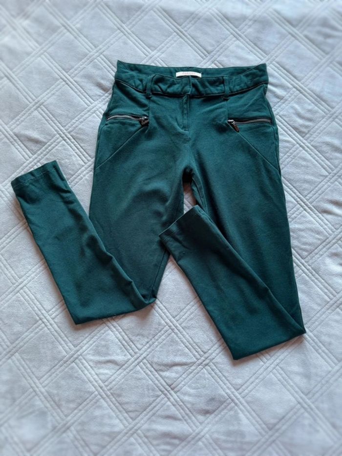 Legging vert - camaïeu - taille S - très bon état - photo numéro 2
