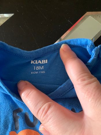 T-shirt enfant bleu Kiabi 😎