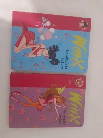 Lot 2 livres winx ibliotheque rose à partir de 7ans c