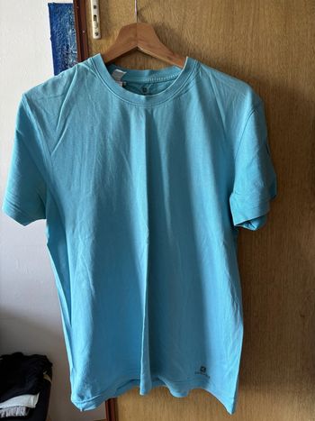 T-shirt bleu Domyos
