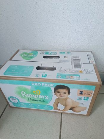Couches Pampers harmonie t3