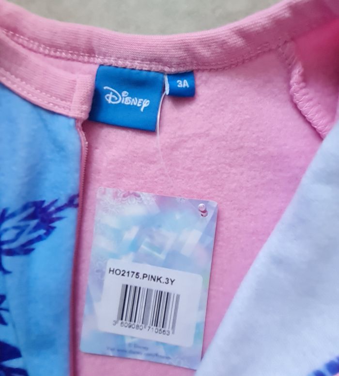 pyjama polaire 1 pièce Disney Reine des neiges fille 3 ans neuf - photo numéro 8