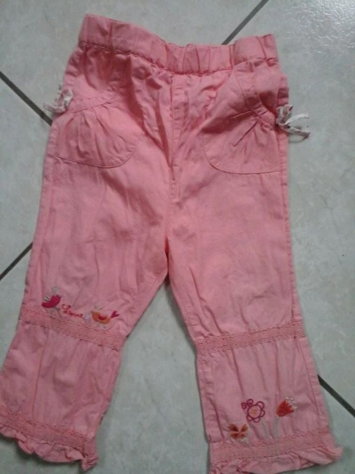 Pantalon rose Disney 24M