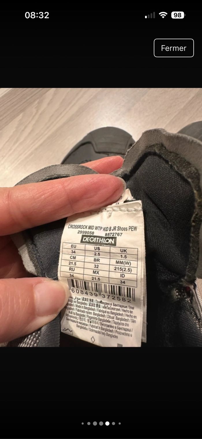 Chaussures de Rando haute - photo numéro 5