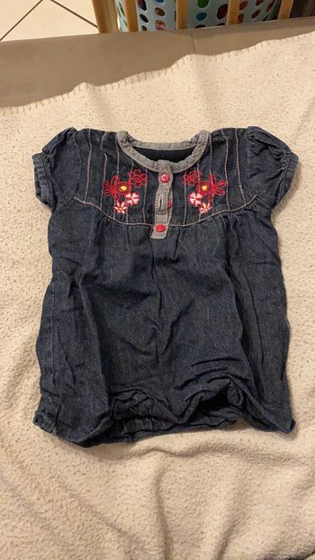Robe en jeans 3 mois