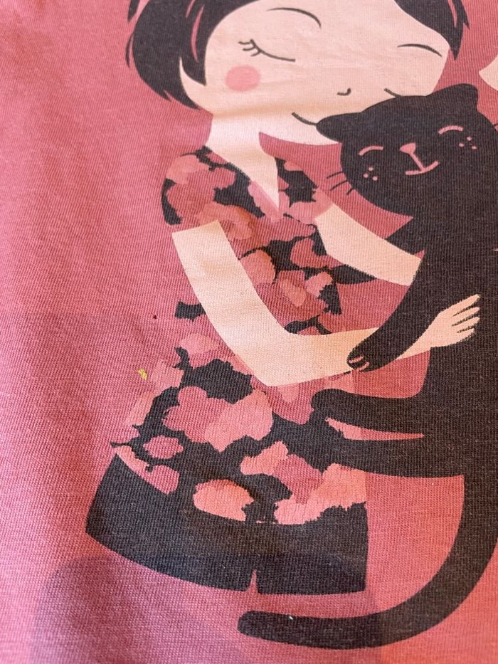 Lot pull t-shirt fille hiver - photo numéro 6