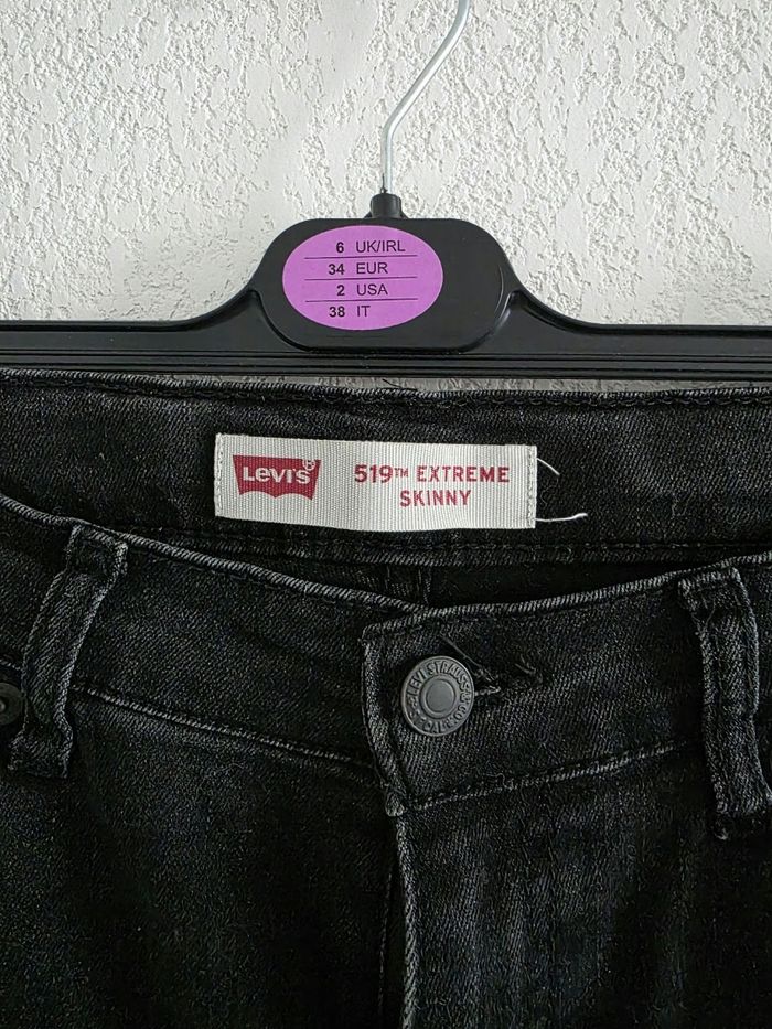 Jean noir Levi's 519 extrême skinny - photo numéro 3
