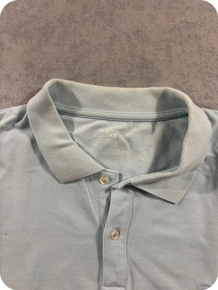 Polo Bleu clair Celio XXL - photo numéro 3