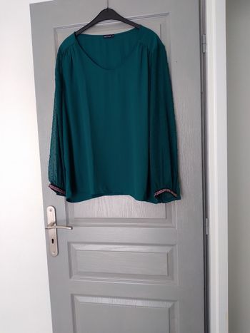 Chemise vert pour une soirée