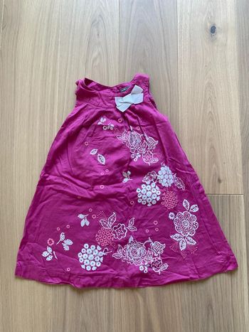 Robe rose vert baudet fille 6 ans