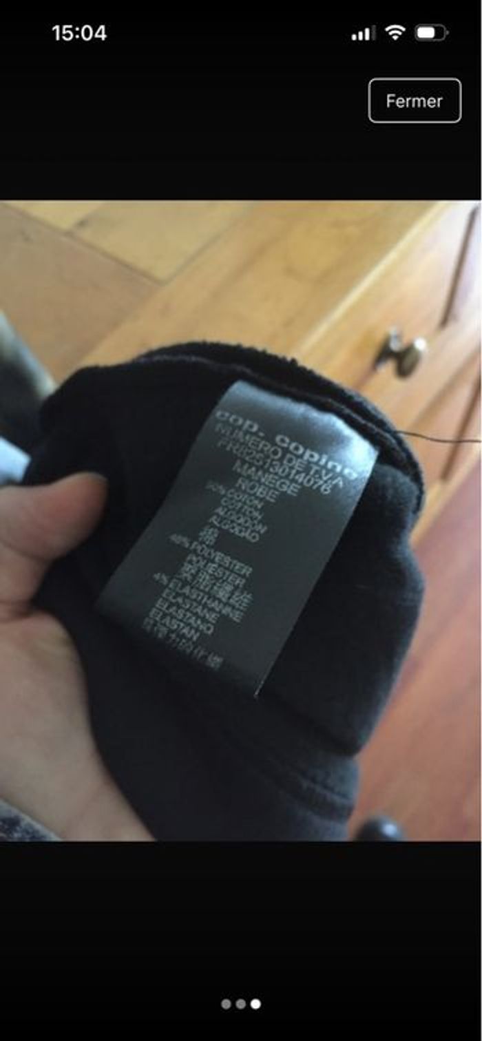 Robe COP. Copine "Manège" bleue marine