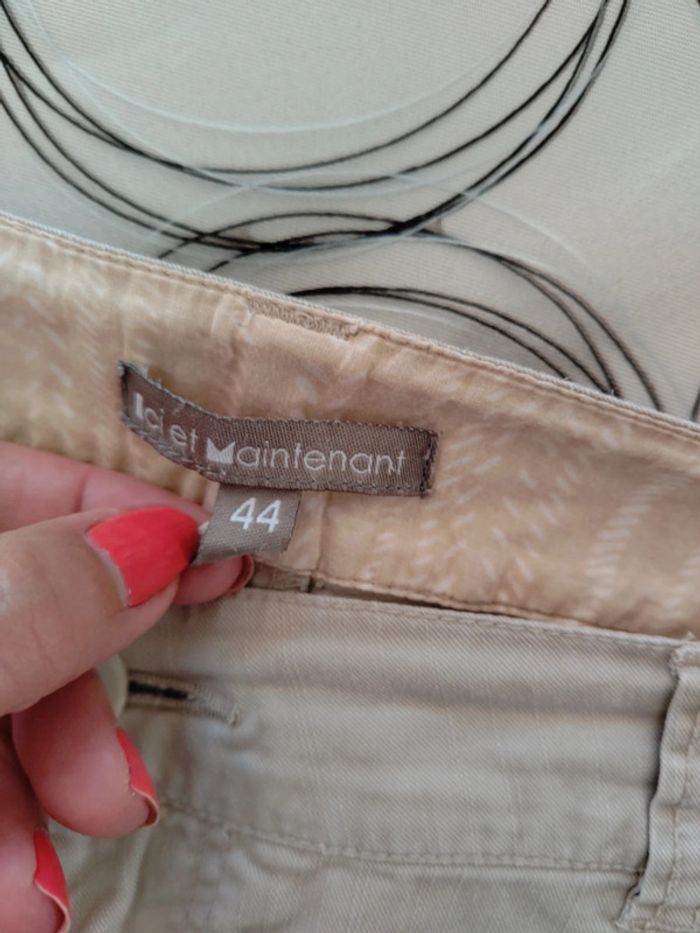 Pantalon en toile taille 44 excellent état - photo numéro 5