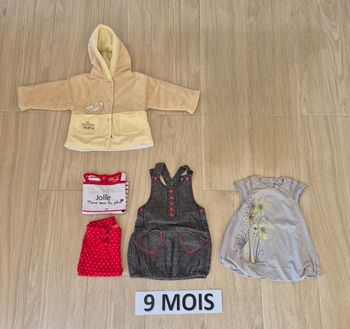 Lot fille 9 mois
