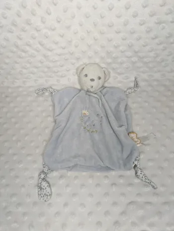 Doudou plat Perle Ourson