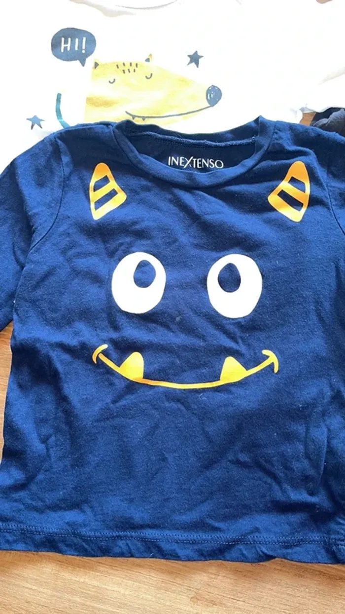 Lot tee-shirts manche longue 18 mois - photo numéro 6