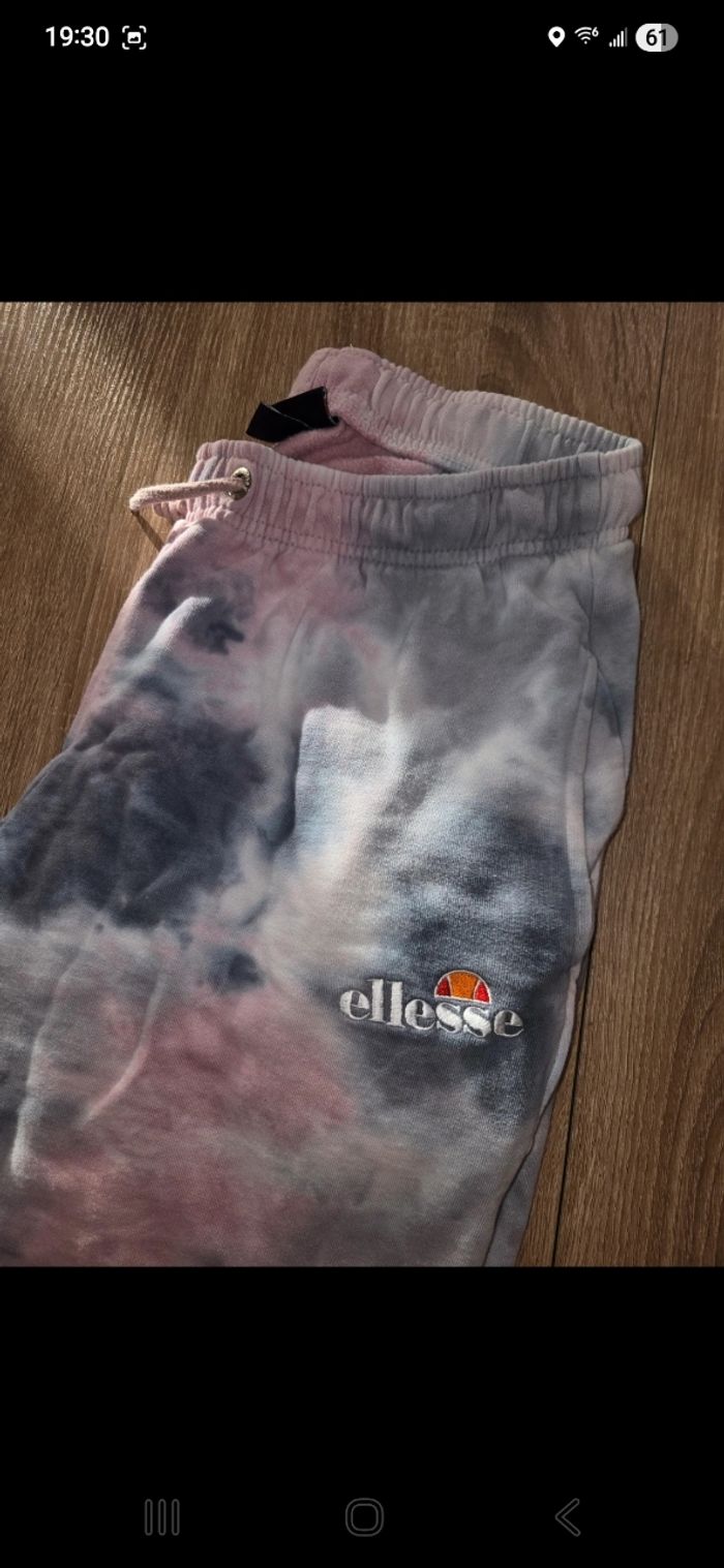 Jogging Ellesse gris et rose - photo numéro 2