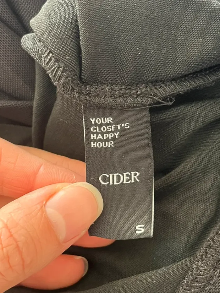 Robe bustier de soirée noire Cider - photo numéro 7