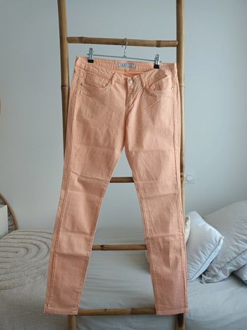 Pantalon rose abricot Tiffosi taille 40 / 42