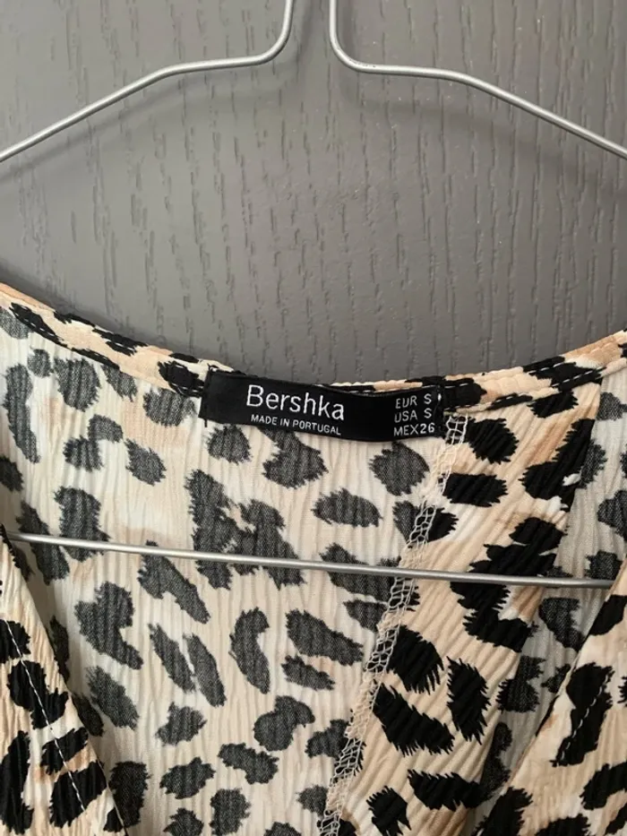 Top léopard Bershka - Taille S - photo numéro 2