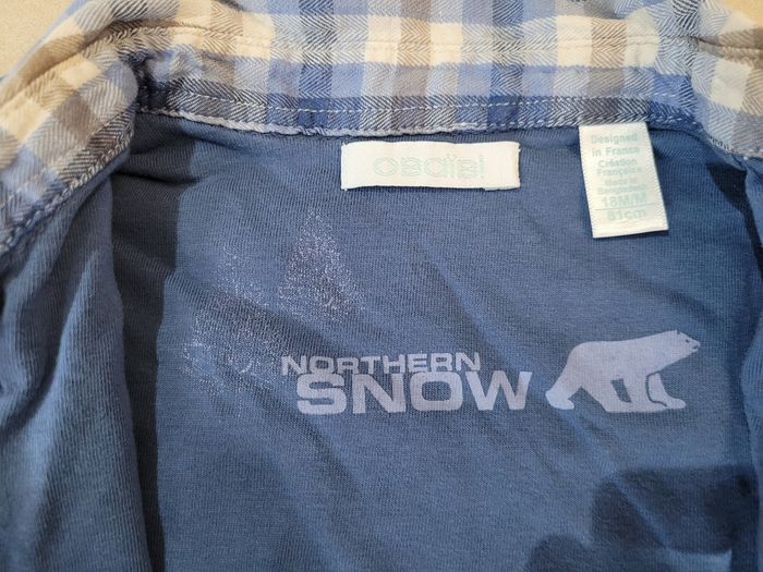 Lot de 3 chemises taille 18 moi - photo numéro 4