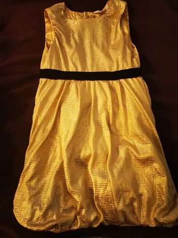Robe de soirée dorée