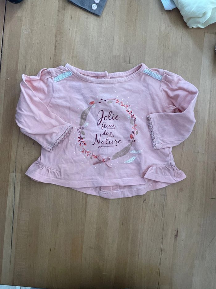 Tee shirt manche longue 6 mois gemo