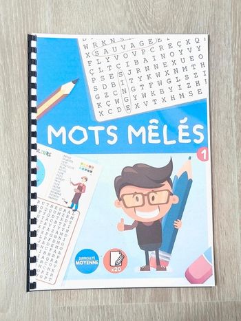 Livret mots mêlés 1 niveau moyen