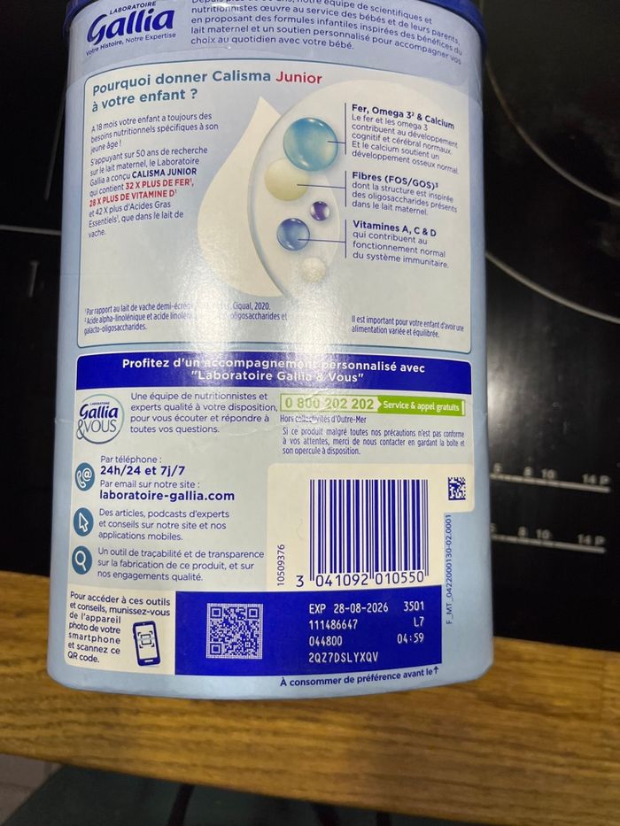 Lot 6 boîtes gallia calisma 4 - photo numéro 2