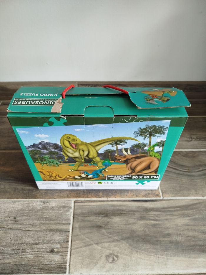 Jumbo puzzle 48 pièces dinosaures - photo numéro 2
