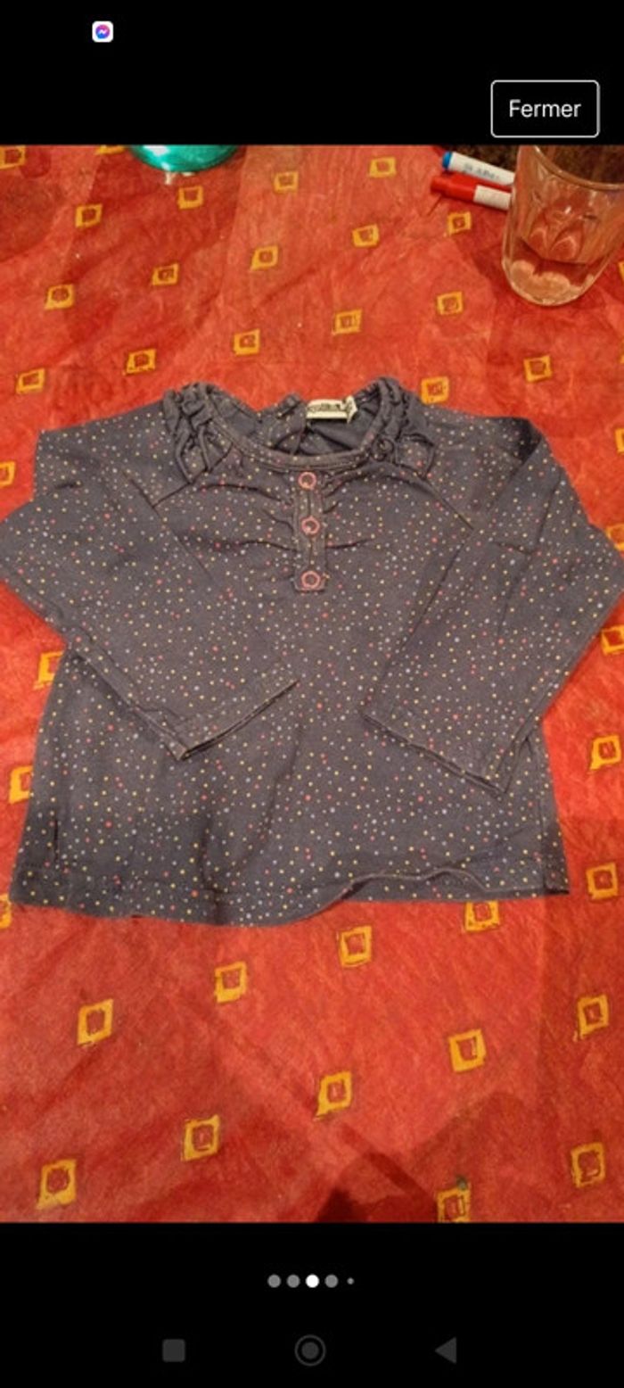 Tee-shirt ML 12 mois - photo numéro 3