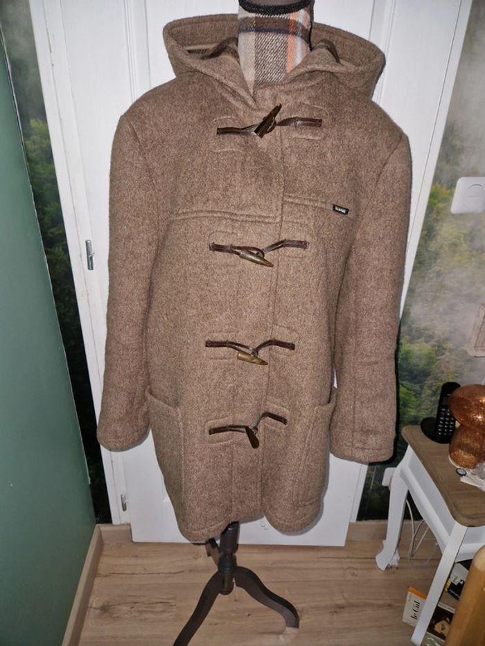 Manteau en laine duffle coat glenmore écossais vintage - photo numéro 3
