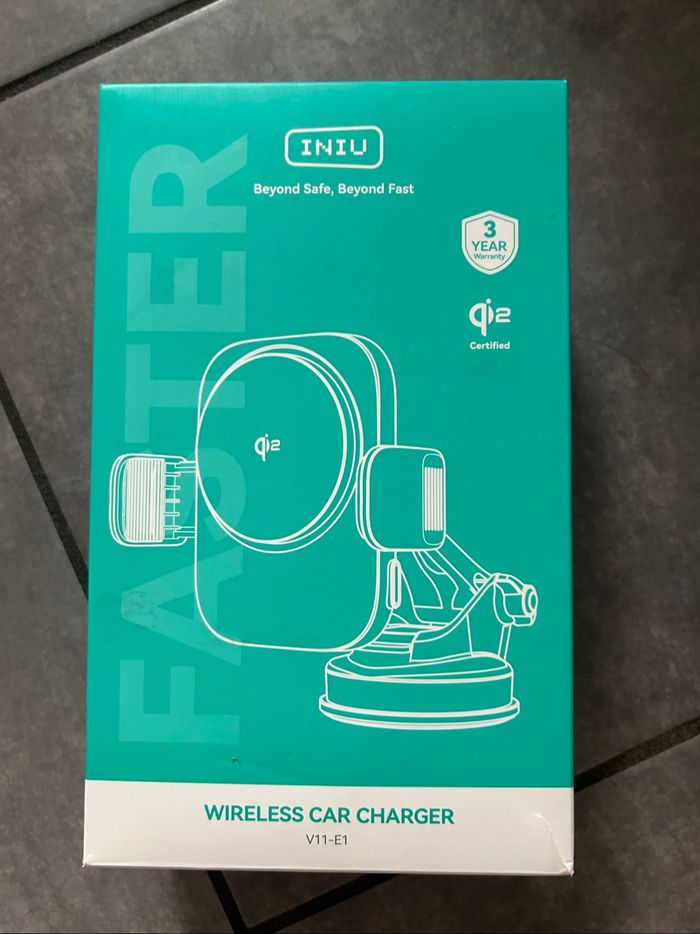 Chargeur voiture INIU magsafe 15w QI2 NEUF