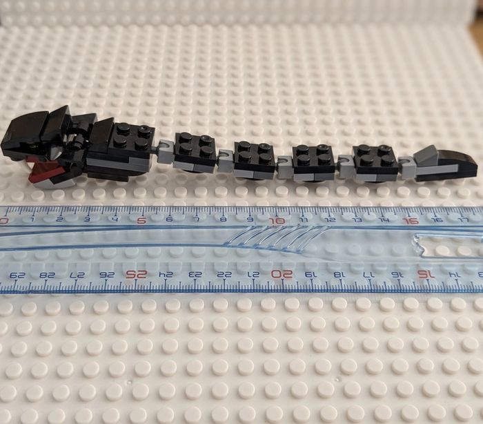 Figurine Harry Potter : Basilic, style lego - photo numéro 2